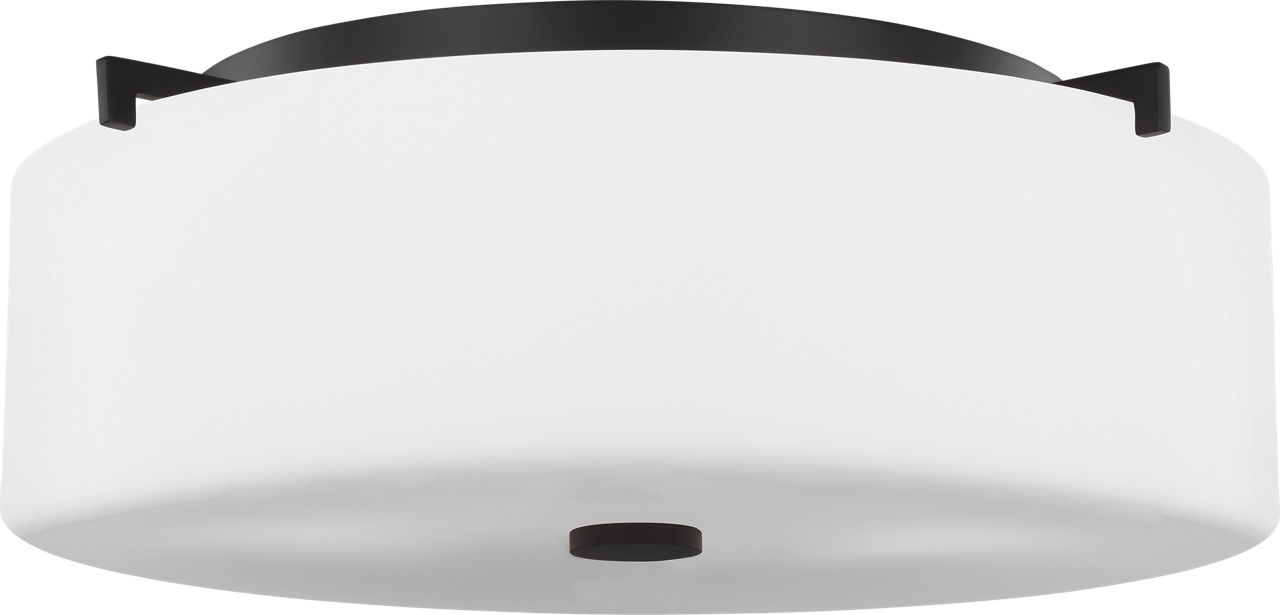 Sunset Drive Large Three Light Flush Mount Oil Rubbed Bronze Bulbs Inc