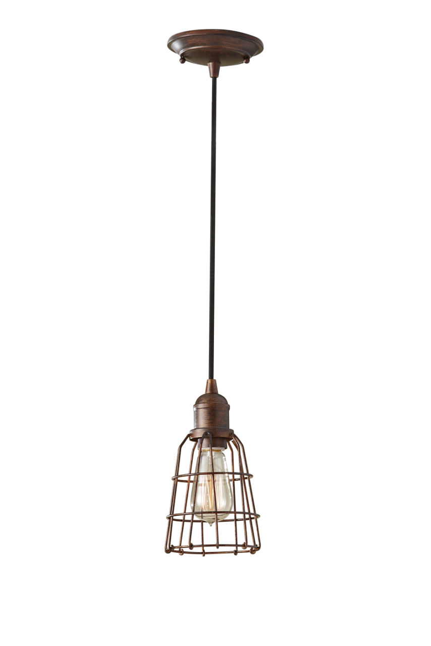 Urban Renewal Open Cage Pendant Parisian Bronze