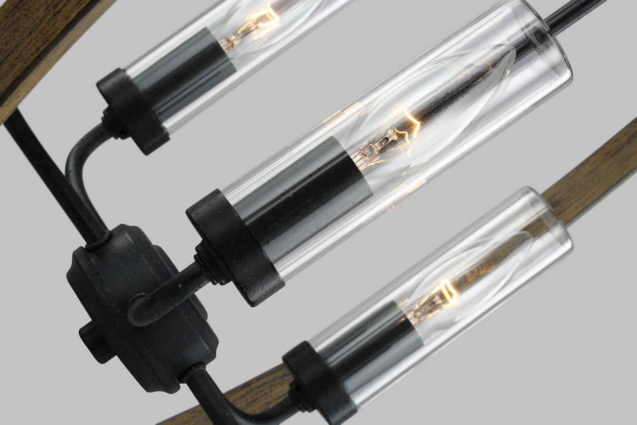 Allier Outdoor Chandelier - OLF3294 | Visual Comfort