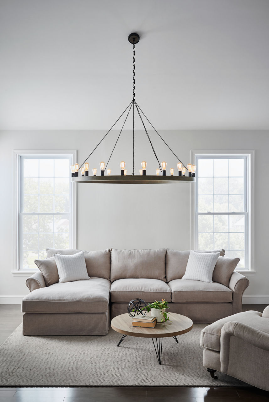 Avenir Two-Tier Chandelier - F3933 | Visual Comfort