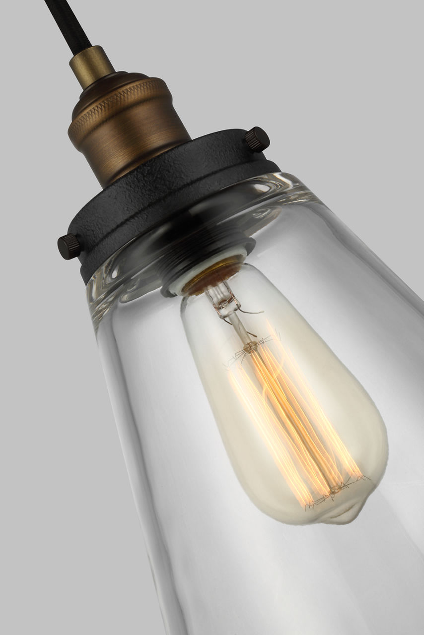 Baskin Cone Pendant - P1347 | Visual Comfort