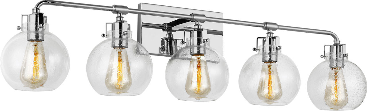 Clara 5 - Light Vanity in Chrome