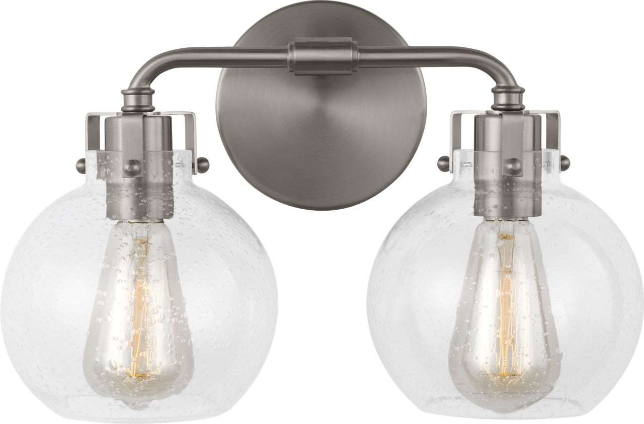 Clara 2 - Light Vanity in Satin Nickel