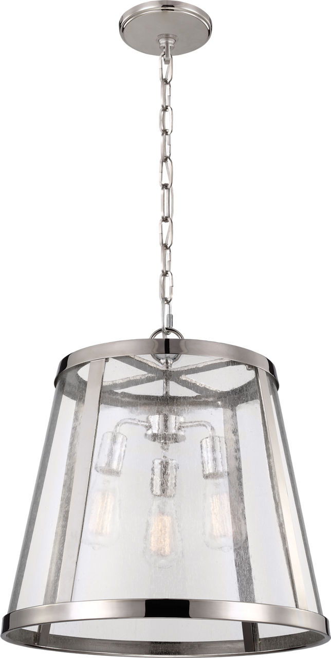 Harrow Large Pendant Polished Nickel
