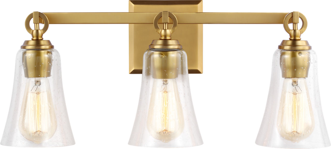 Monterro 3 - Light Vanity Burnished Brass