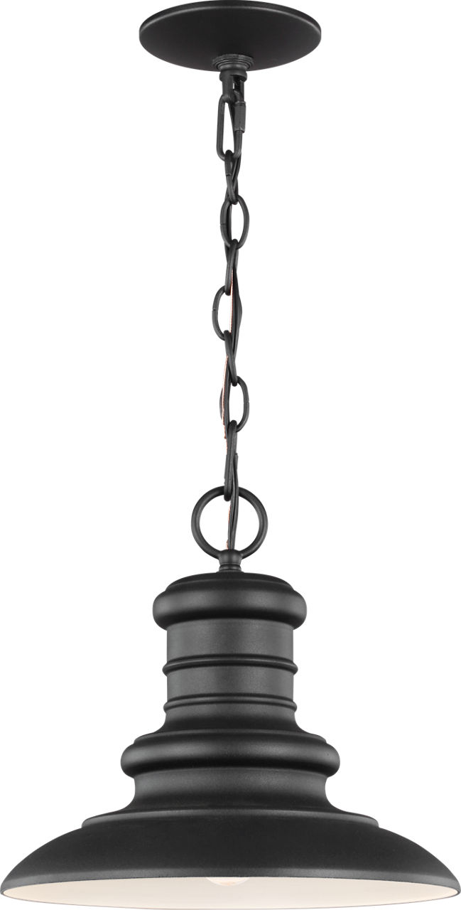 Redding Station Pendant Textured Black
