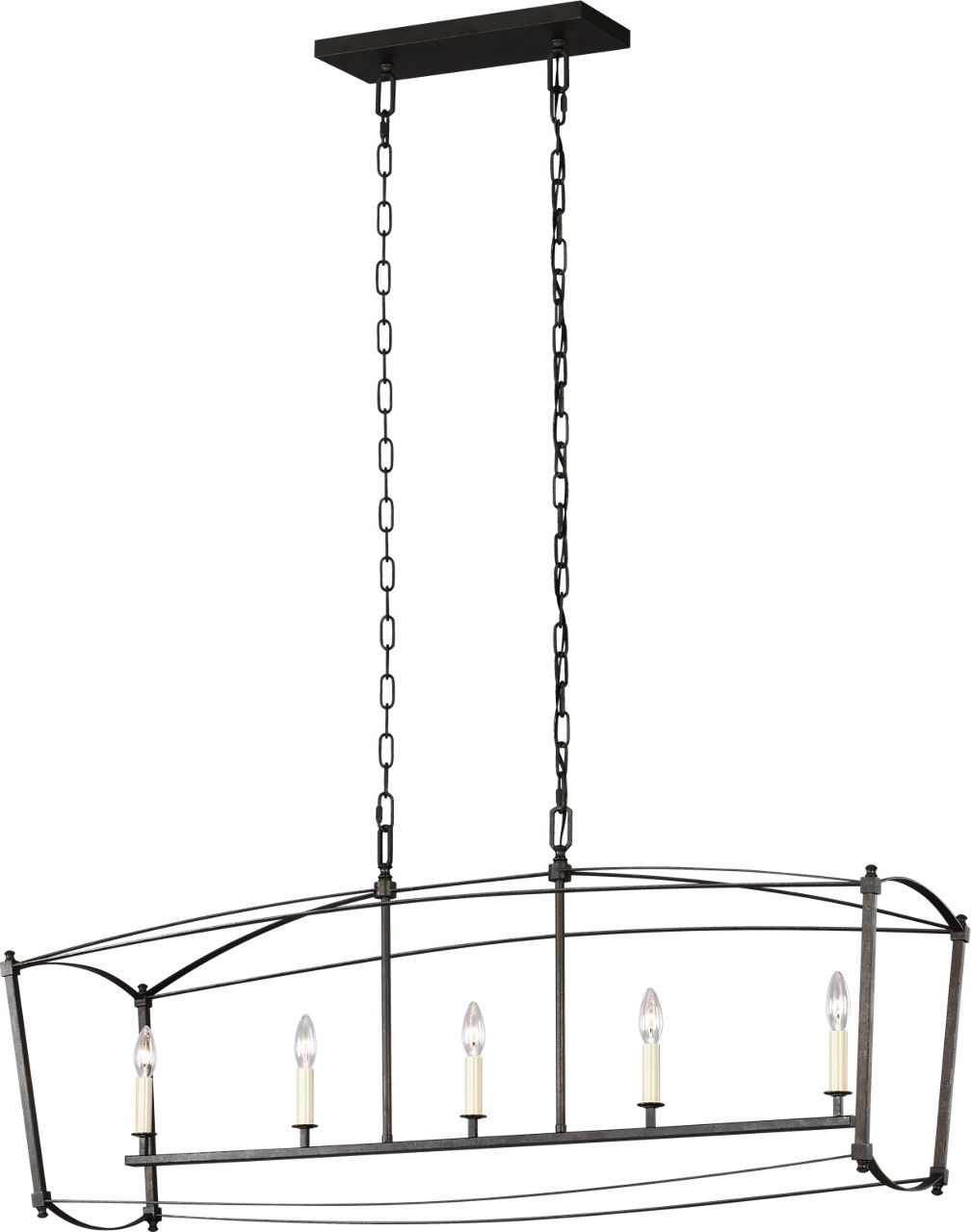 Thayer Linear Chandelier Smith Steel