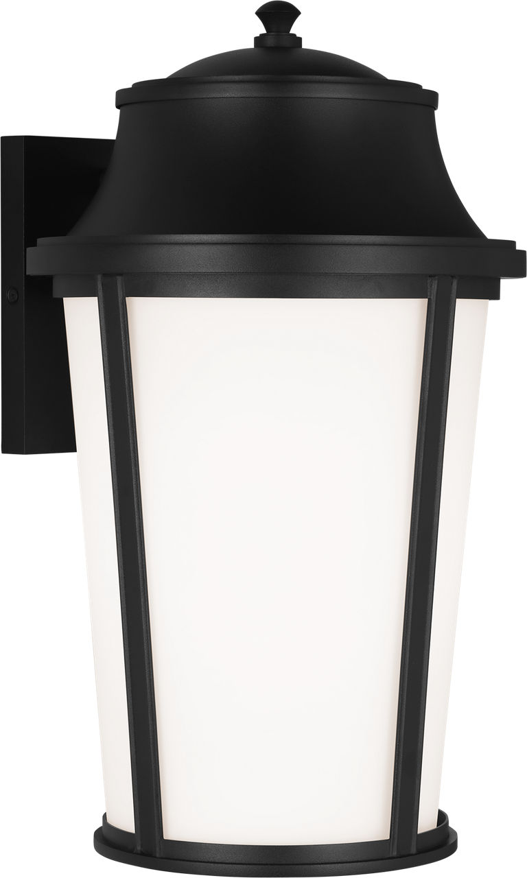 Portola Large Lantern Textured Black