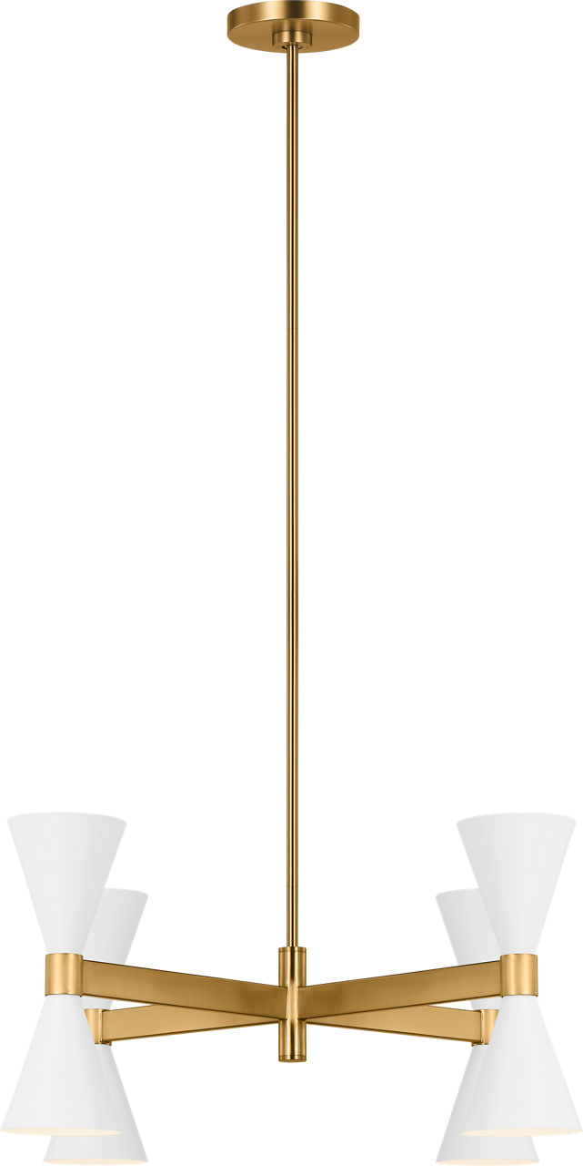 Albertine Extra Large Chandelier Matte White