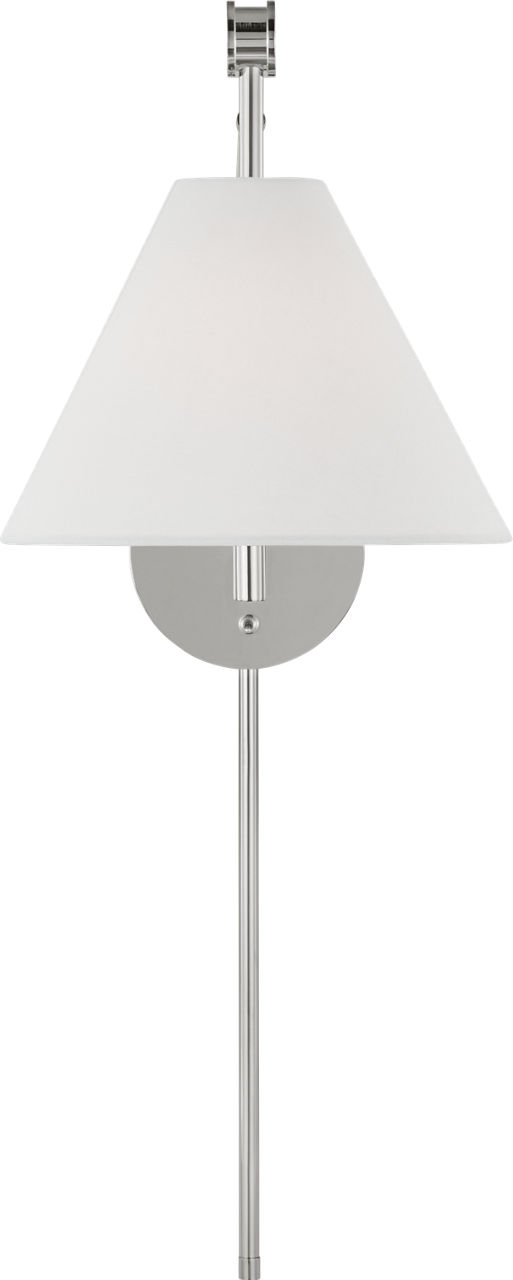 Remy Medium Task Sconce Polished Nickel