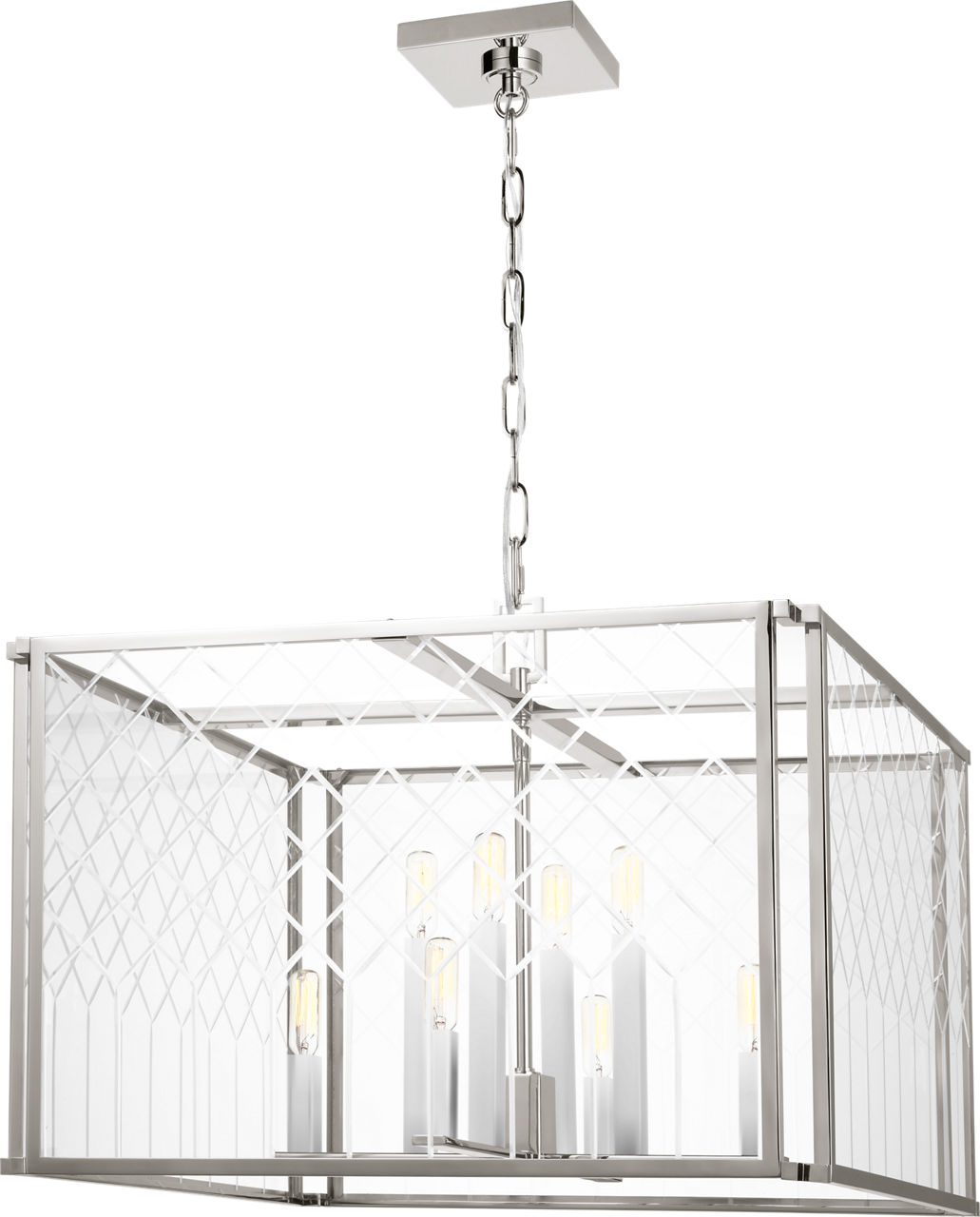 Erro Large Lantern Polished Nickel