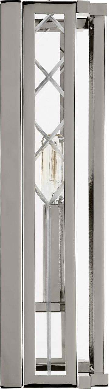 Erro Medium Wall Lantern Polished Nickel