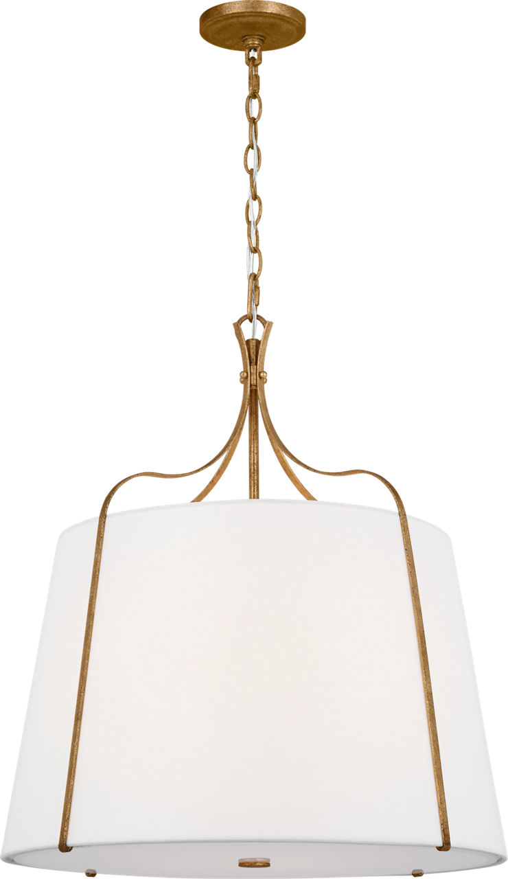 Leander Large Hanging Shade Antique Gild