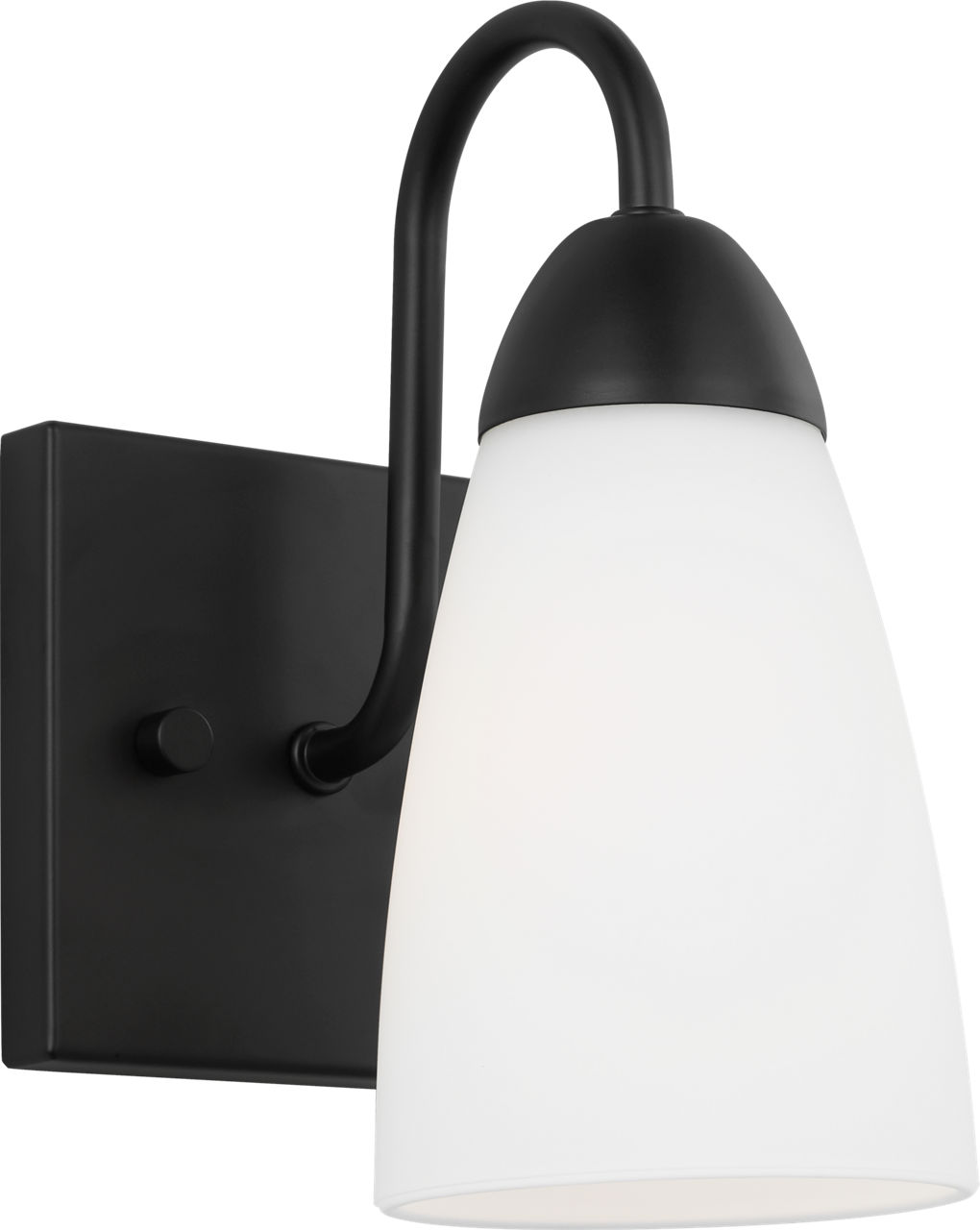 Seville One Light Wall / Bath Sconce Midnight Black