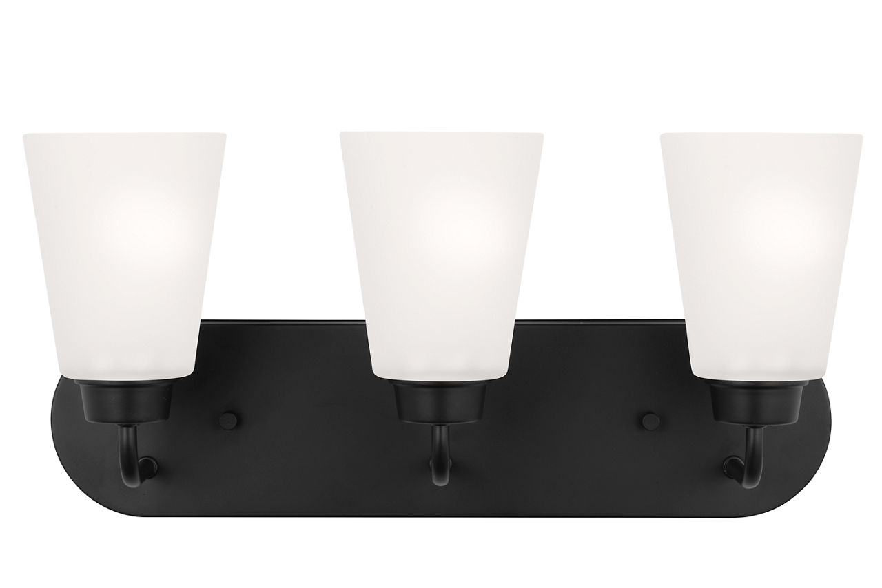 Kerrville Three Light Wall / Bath Midnight Black