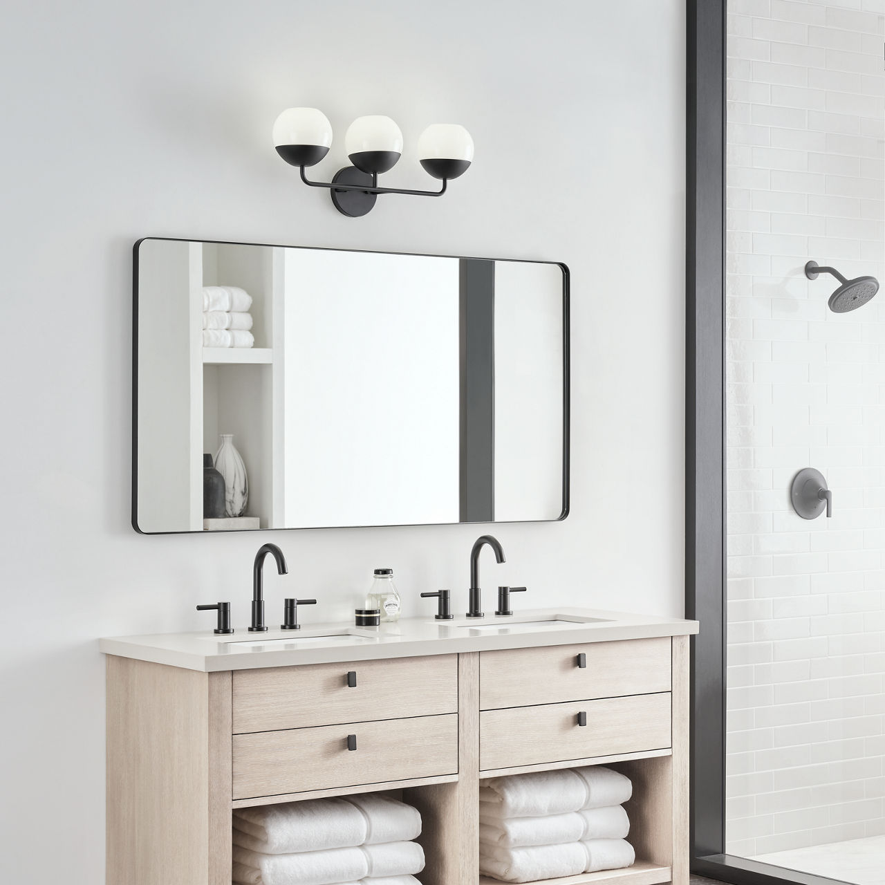 Alvin 3-Light Bath Sconce - 4468103 | Visual Comfort