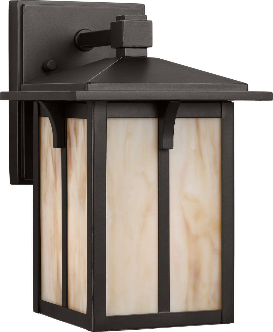 Tomek Small Wall Lantern in Antique Bronze with Champagne Glass Bulb(s) Not Included