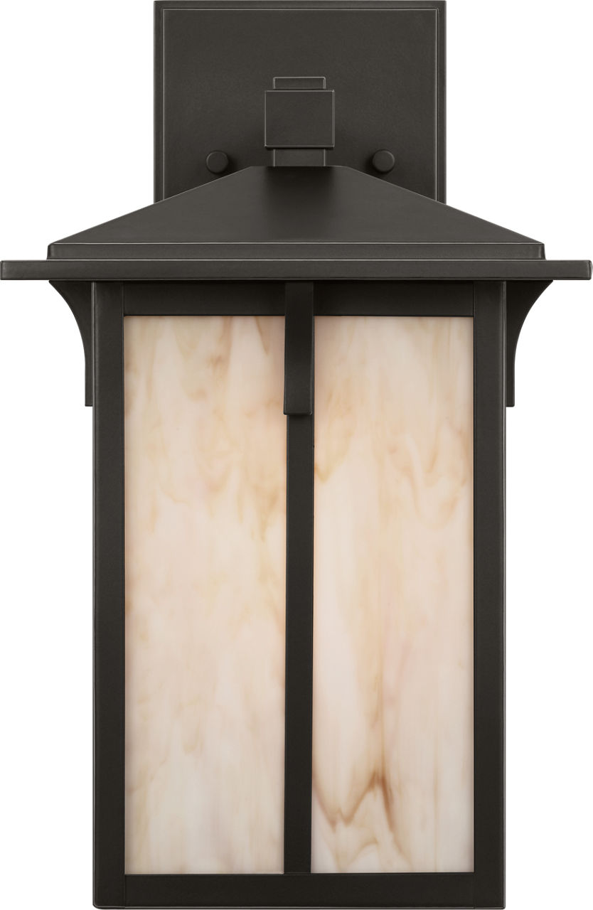 Tomek Medium Wall Lantern in Antique Bronze with Champagne Glass Bulb(s) Not Included