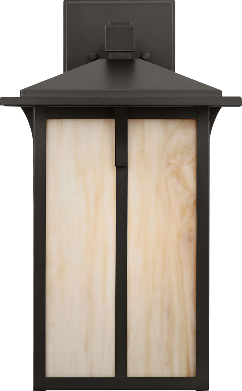 Tomek Large Wall Lantern in Antique Bronze with Champagne Glass Bulb(s) Not Included