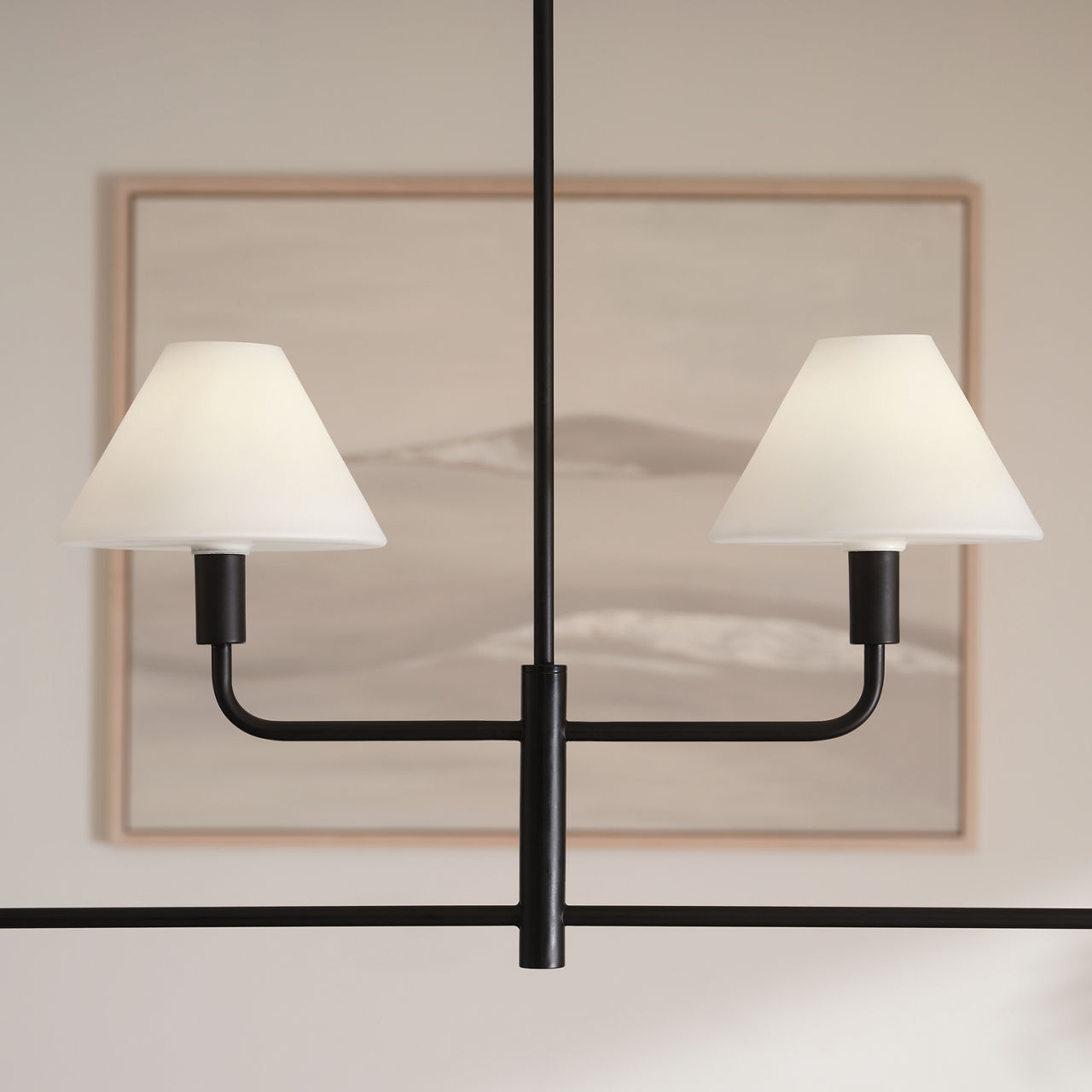 Mendota Four Light Linear Chandelier - GLC1244 | Visual Comfort