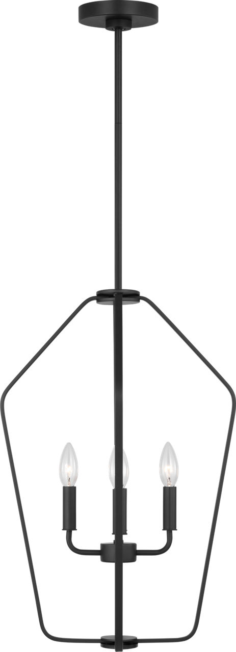 Kennan Four Light Chandelier Midnight Black