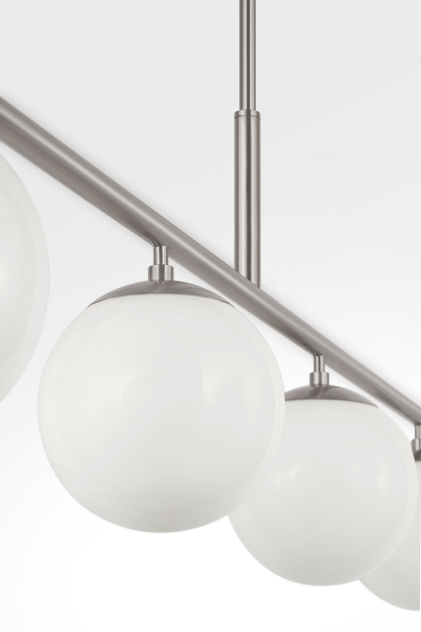 gloire Nube Four Light Linear Chandelier - GLC1814 | Visual Comfort