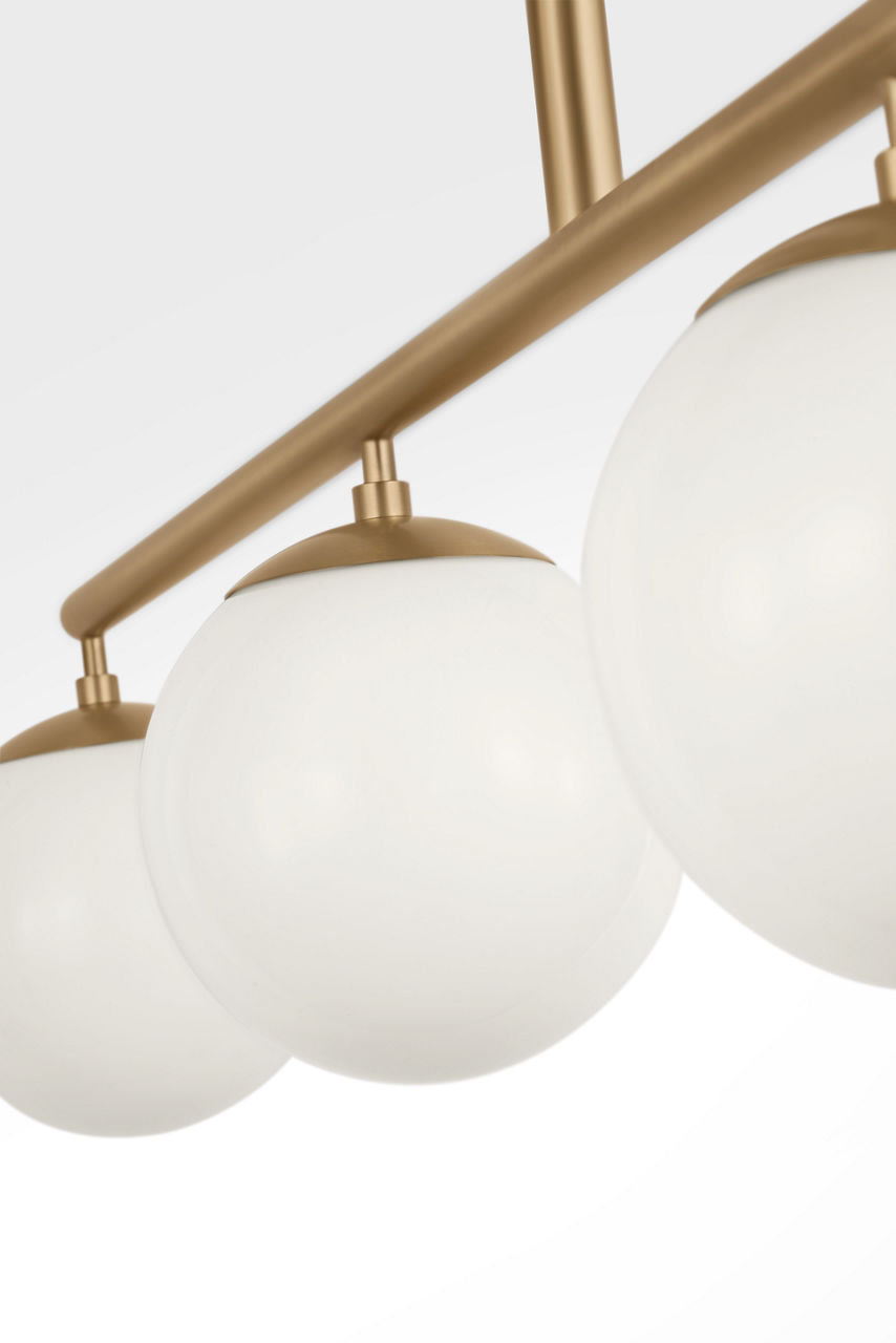 Nube Four Light Linear Chandelier - GLC1814 | Visual Comfort