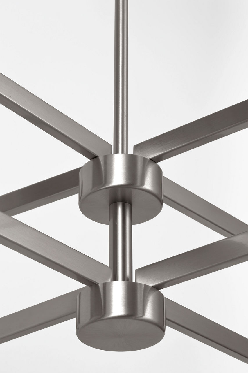 Zentro Eight Light Chandelier - GLC2068 | Visual Comfort