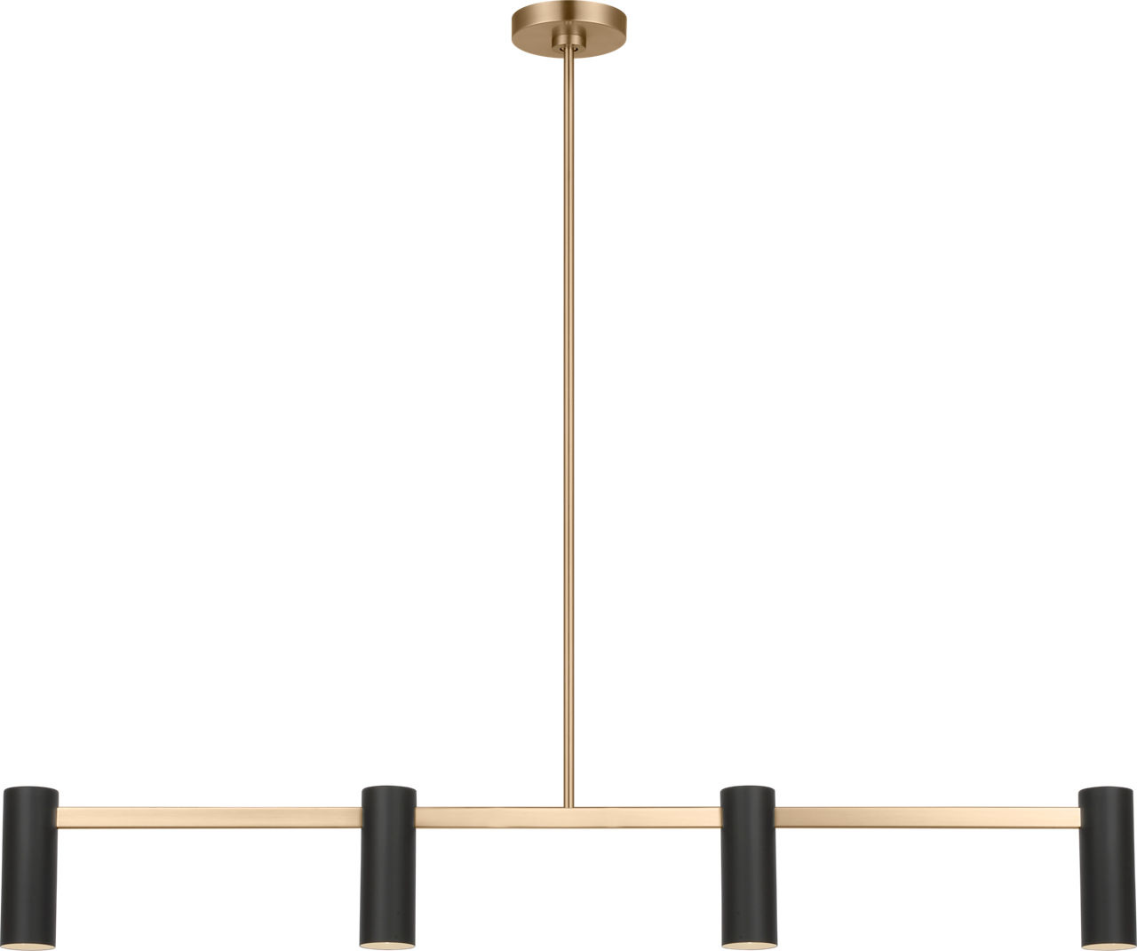 Zentro Four Light Linear Chandelier - GLC2074 | Visual Comfort