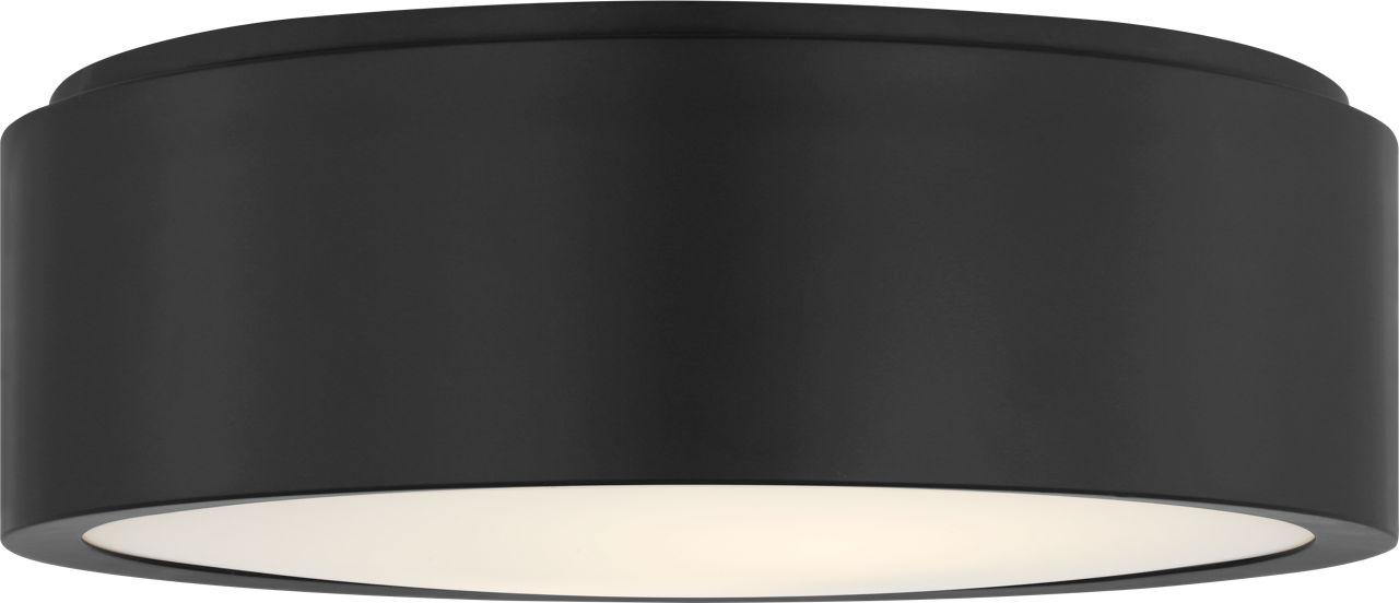 Albee Medium Flush Mount Midnight Black