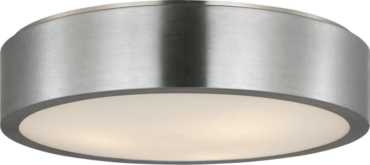 Albee Large Flush Mount Brushed Nickel