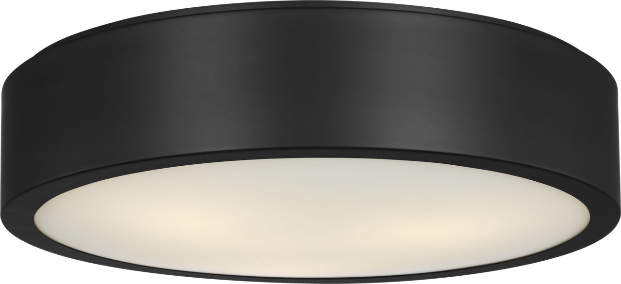 Albee Large Flush Mount Midnight Black