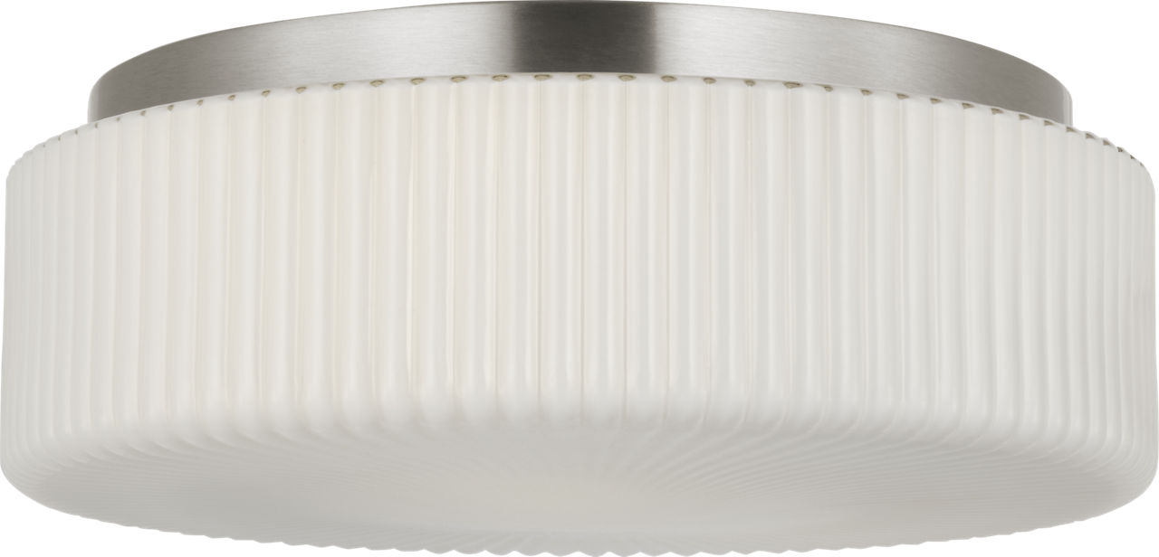 Axira Two Light Flush Mount in Brushed Nickel Bulb(s) Included
