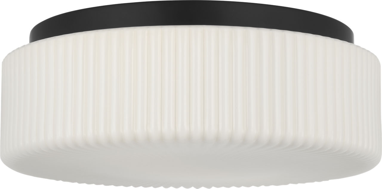 Axira Two Light Flush Mount in Midnight Black Bulb(s) Included