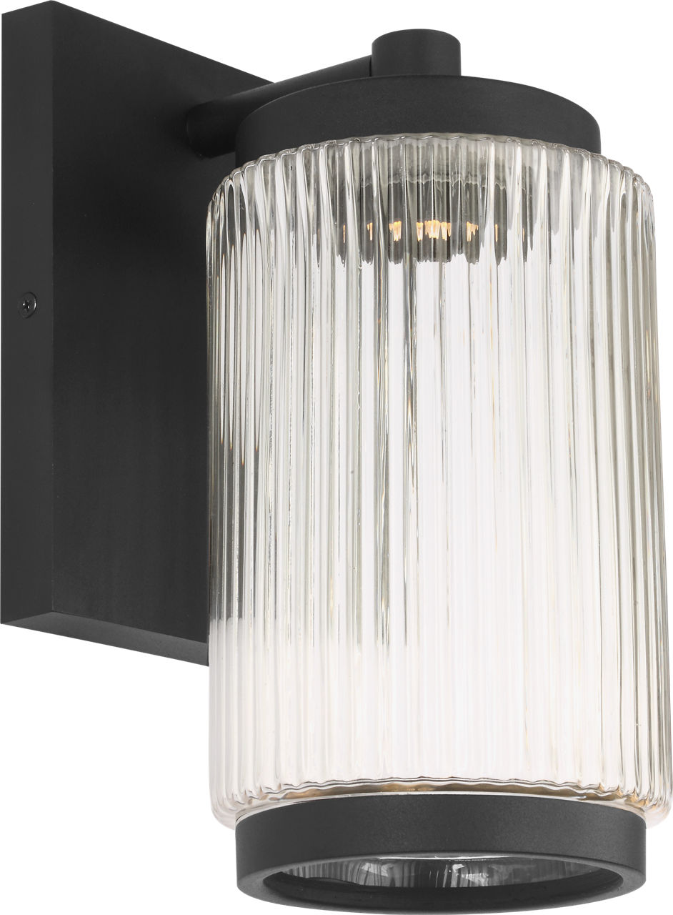 Ronde 10" Lantern in Textured Black Dedicated LED