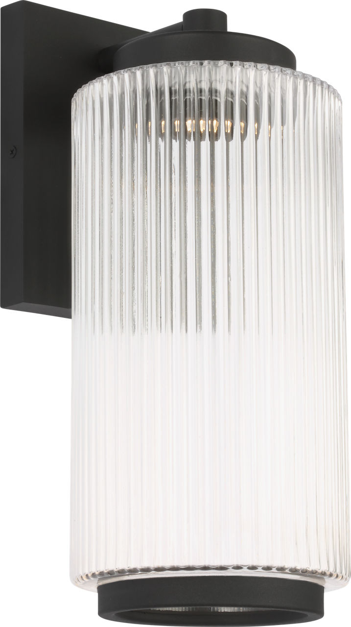 Ronde 14" Lantern in Textured Black Dedicated LED