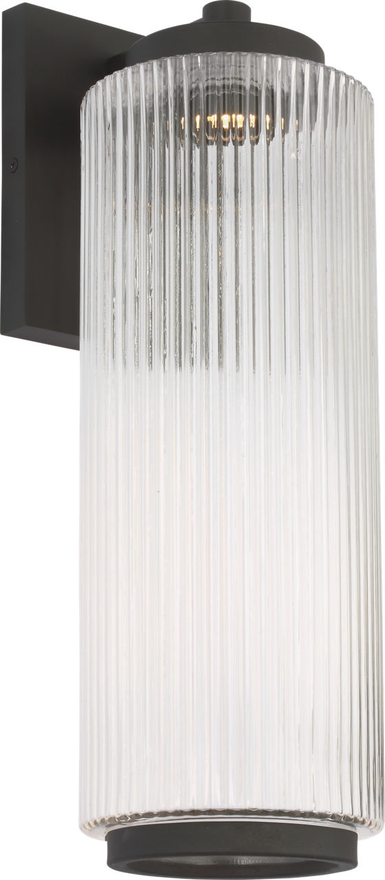 Ronde Large One Light Outdoor Wall Lantern Textured Dedicated LED