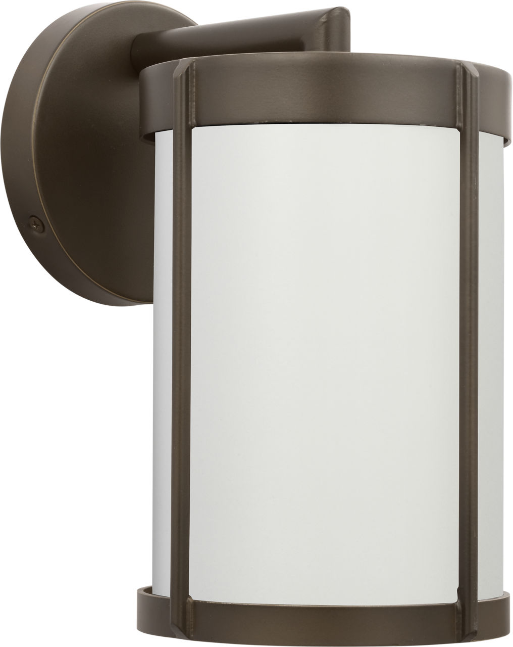 Luning Small Lantern in Antique Bronze with White Aluminum Shade Bulb(s) Not Included