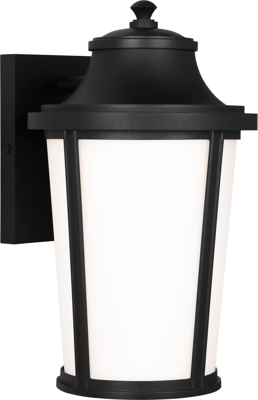 Portola 14" Lantern in Textured Black Bulb(s) Not Included