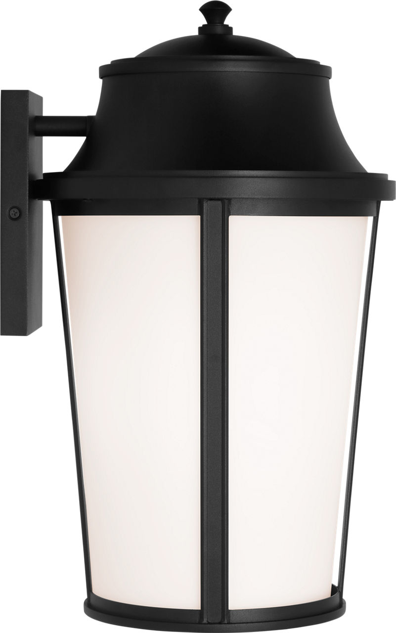 Portola Large Lantern Textured Black