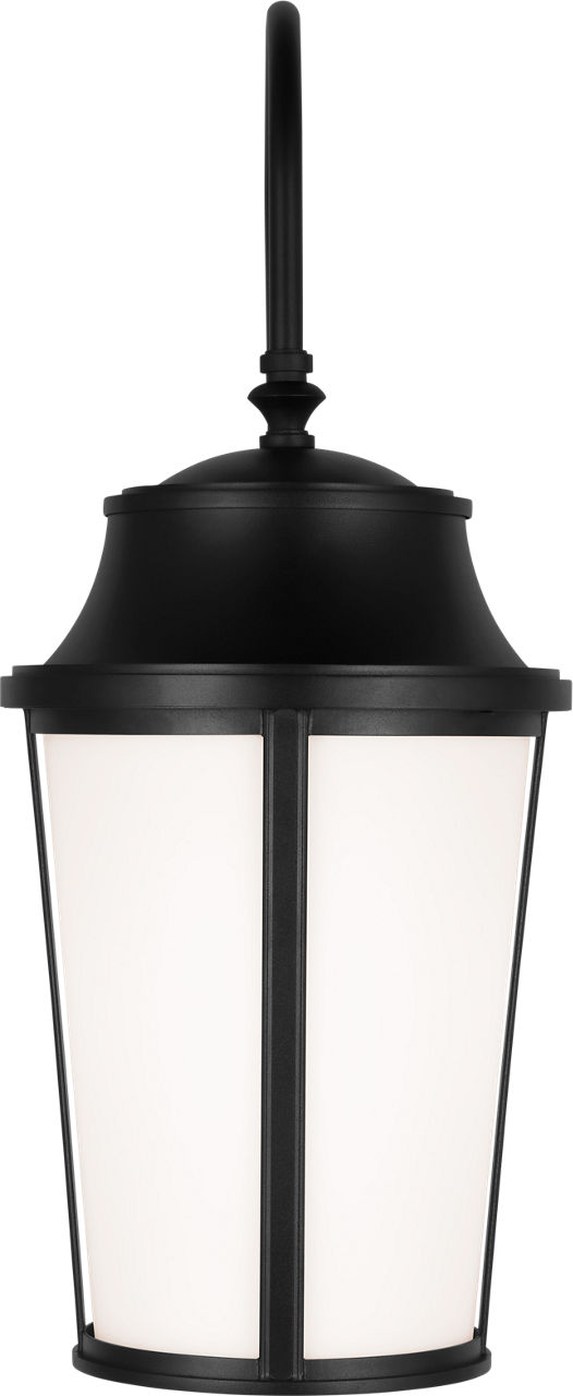 Portola Large Arm Lantern Textured Black