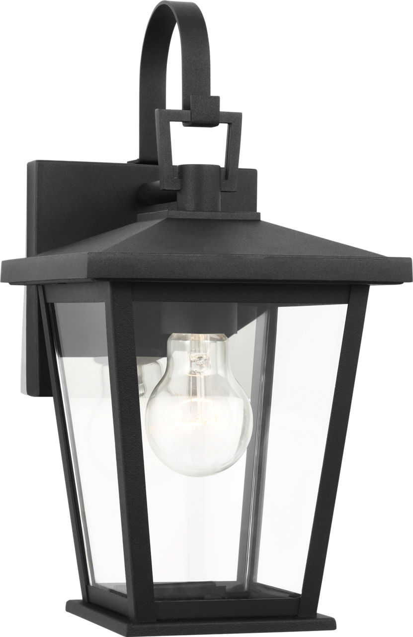 Linton 13" Lantern in Textured Black Bulb(s) Not Included