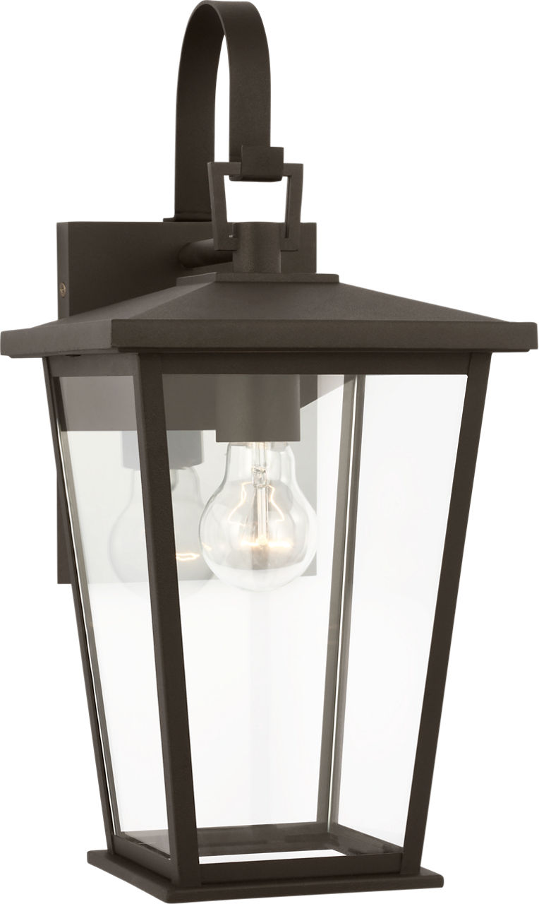 Linton 16" Lantern in Textured Black Bulb(s) Not Included
