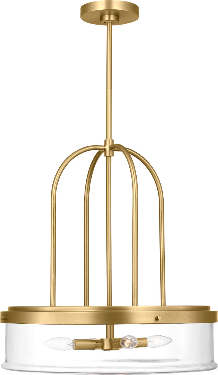 Anders Extra Large Pendant Satin Brass