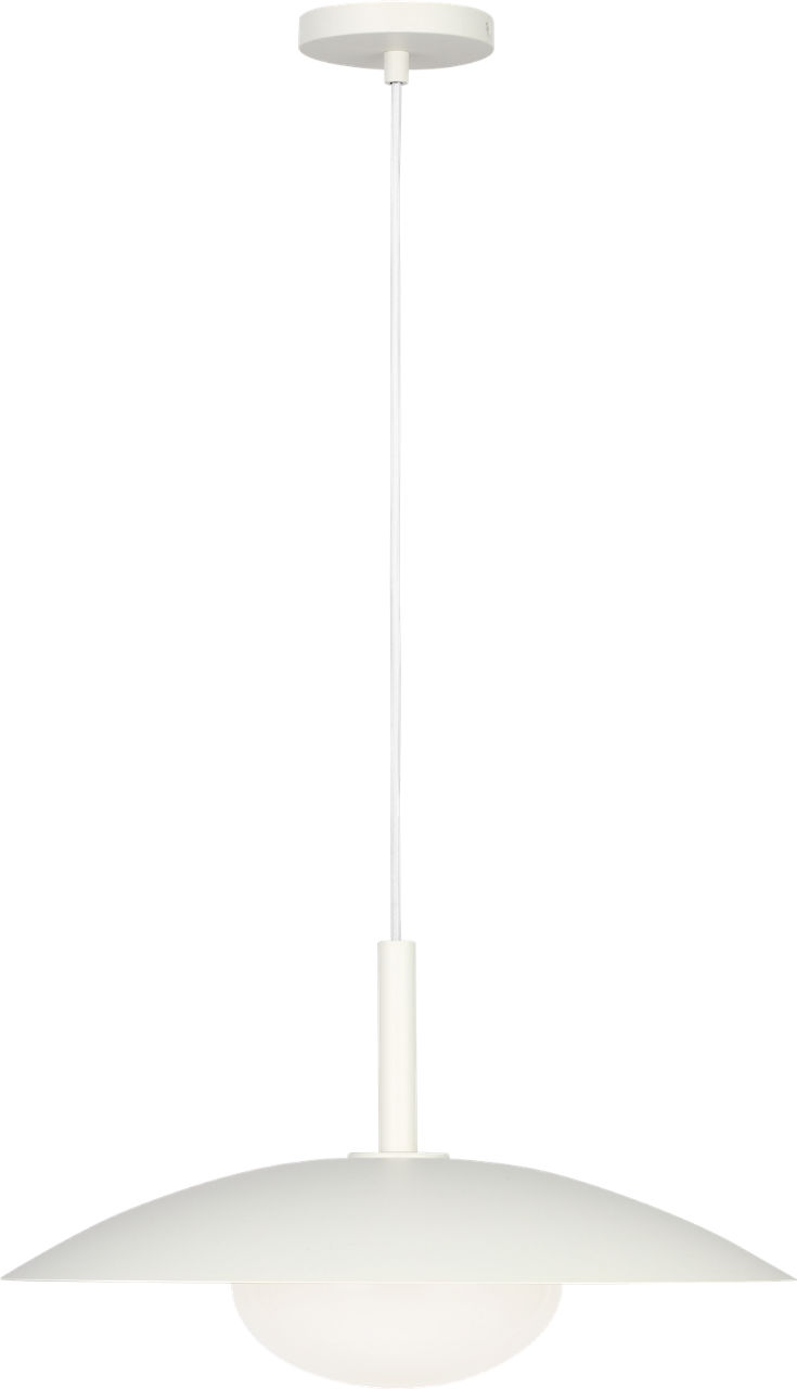 Mont One Light Pendant in Matte White Bulb(s) Included
