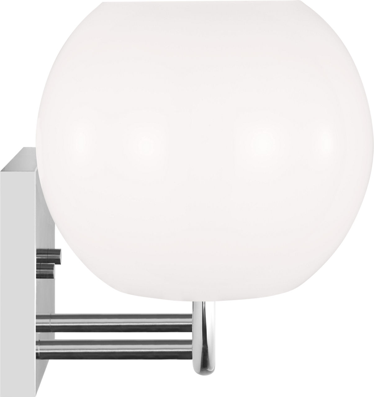 Rory Medium Bath Sconce in Chrome Bulb(s) Included