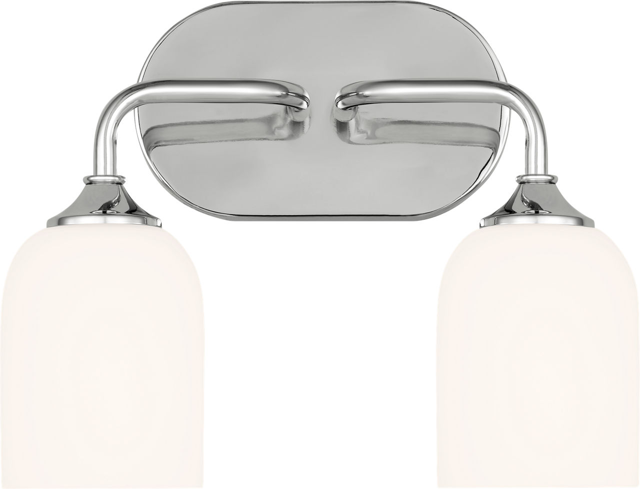 Emile Two Light Bath in Chrome Bulb(s) Not Included