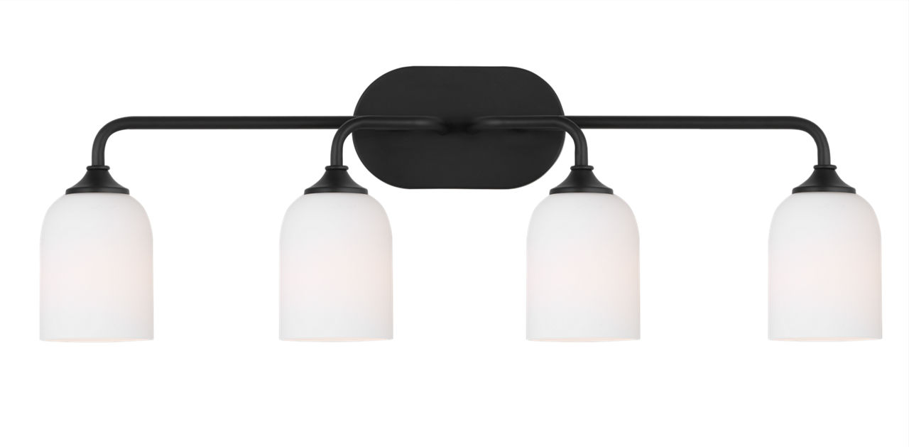 Emile Extra Large Vanity Brushed Steel Bulbs Included