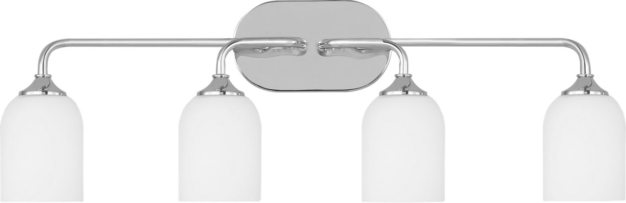 Emile Extra Large Vanity Chrome Bulbs Included
