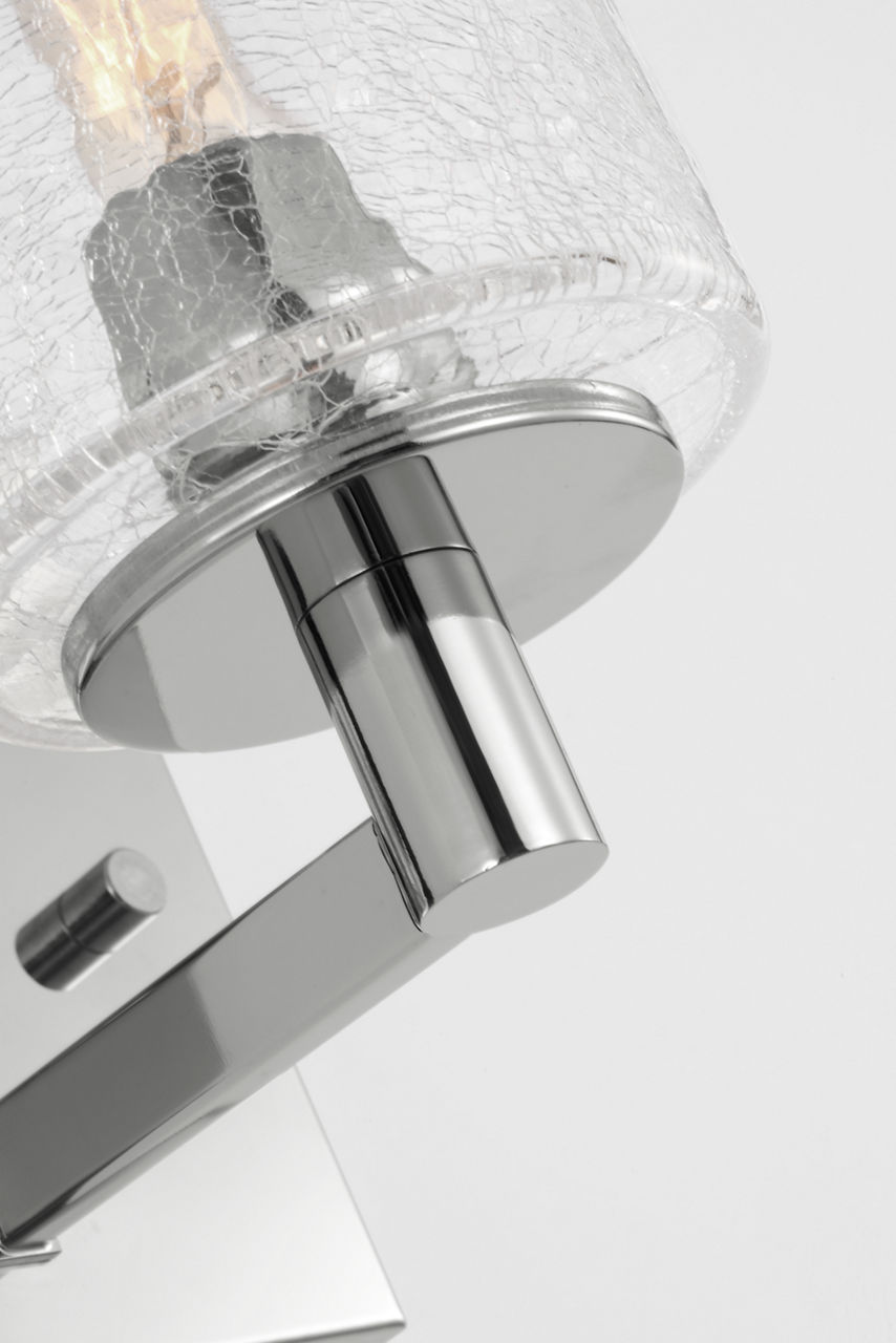 Parker One Light Wall / Bath Sconce Chrome